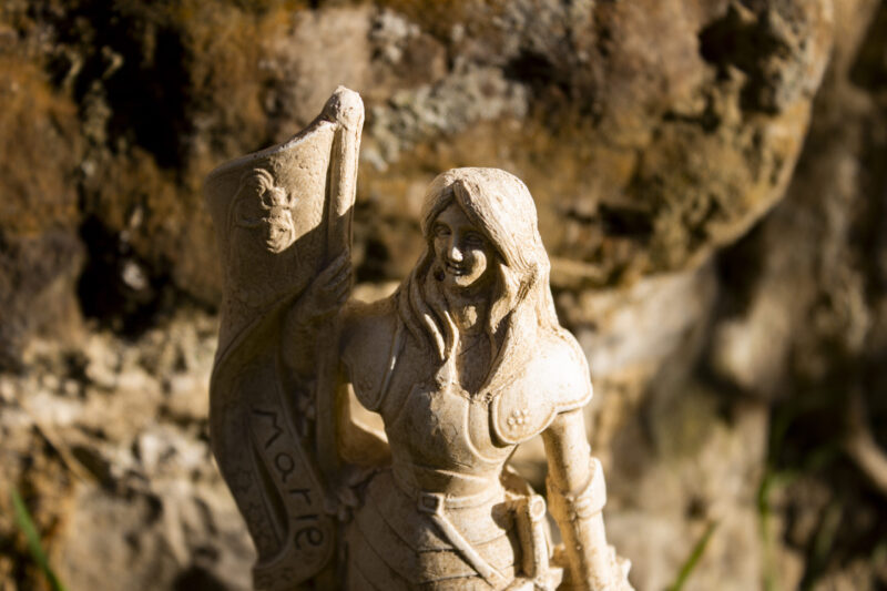Jeanne d'arc et son étendard